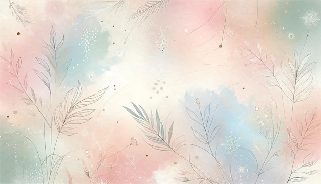 Vector a gentle seamless background in pastel tones with light effects soft textures and delicate