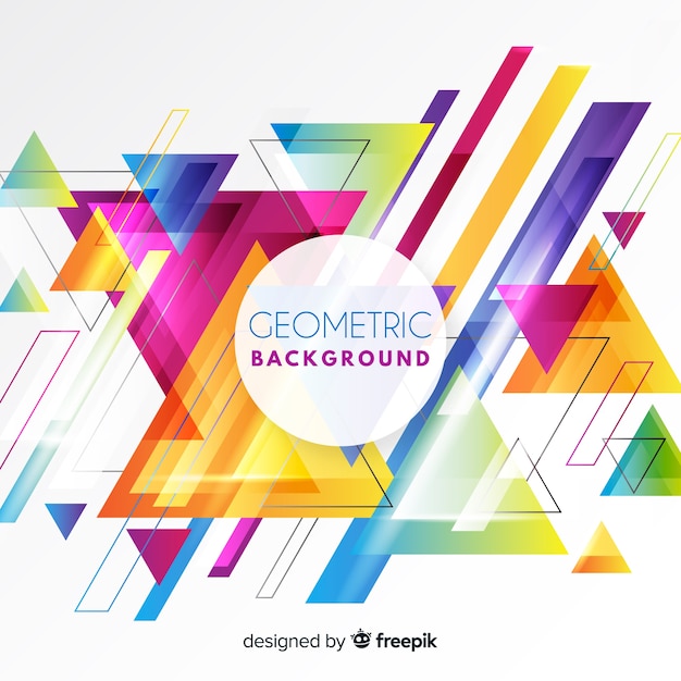 Vector geometric background