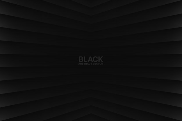 Vector geometric black abstract background