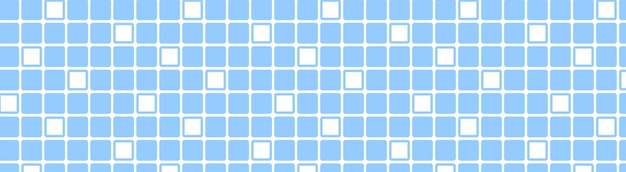 Vector geometric blue square tile seamless pattern