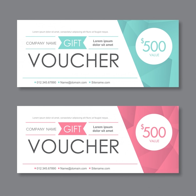 Gift voucher discount template