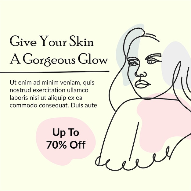 Give your skin gorgeous glow sale on spa salon