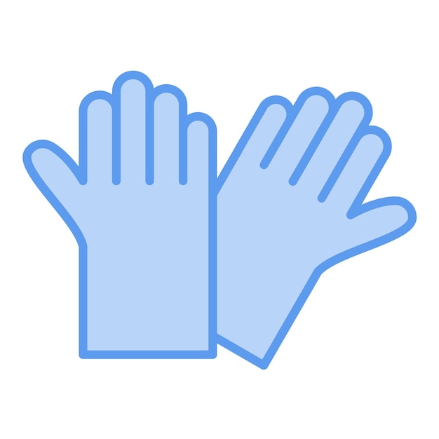 Vector gloves icon vector image can be used for soccer