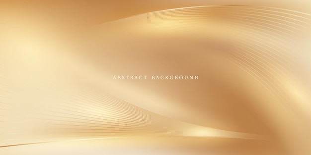 Vector golden abstract background with luxury vector illustration