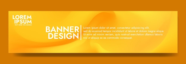 Vector golden sunrise banner design