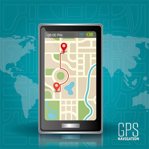 Vector gps navigation design 