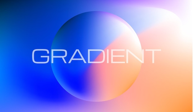 Gradient colorful background