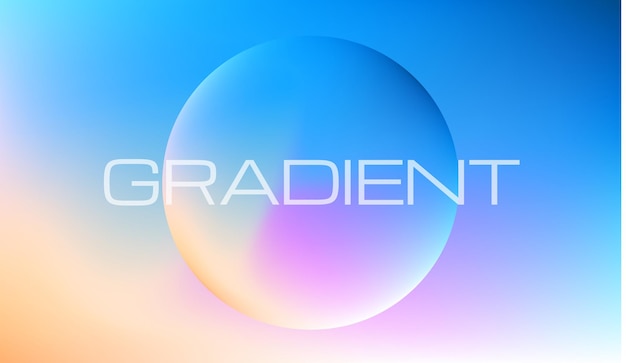 Gradient colorful background