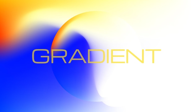 Vector gradient colorful background