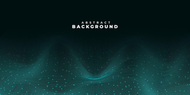 Vector gradient futuristic background with sky blue connection concept landing page design