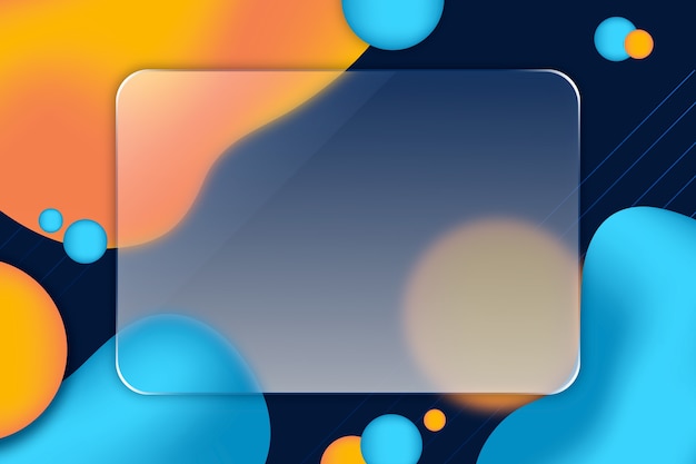 Gradient glassmorphism background