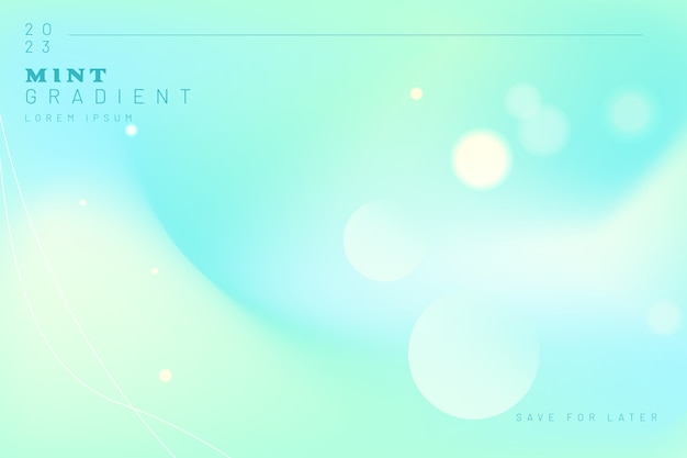 Gradient mint background