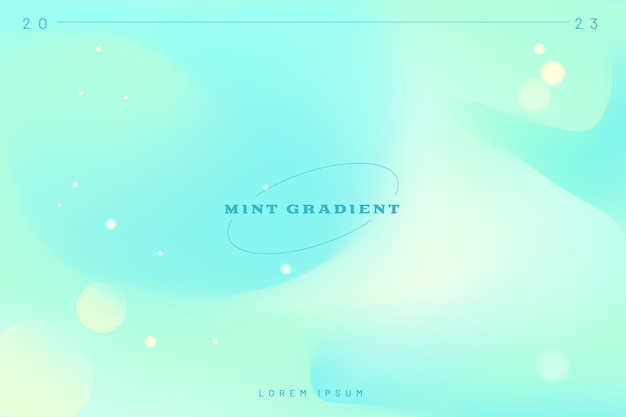 Gradient mint background