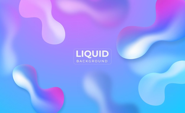 Vector gradint colorful liquid fluid mesh background design