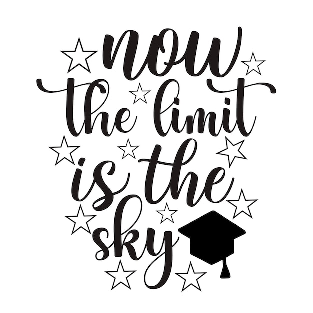 Vector graduation svg design