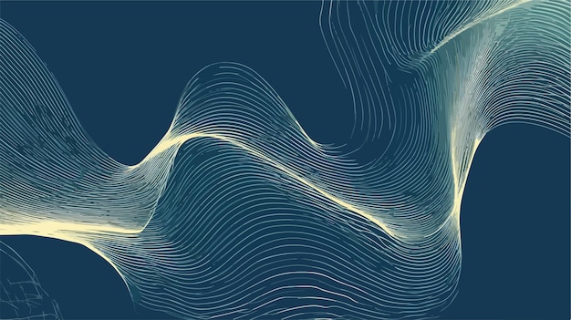 Vector a graphic of waves that says  waves  on the bottom