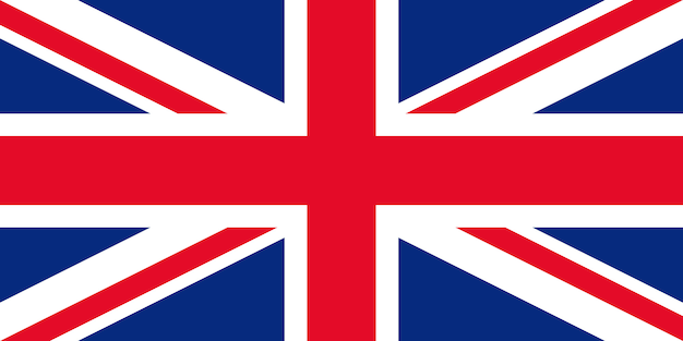 Vector great britain flag.