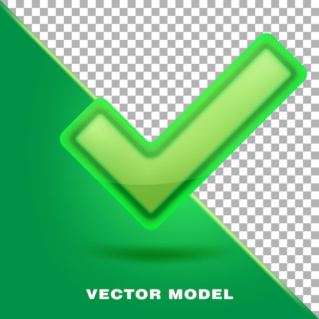 Green check mark icon Tick value Yes Ok Accepted Correct Approved Correct Right 