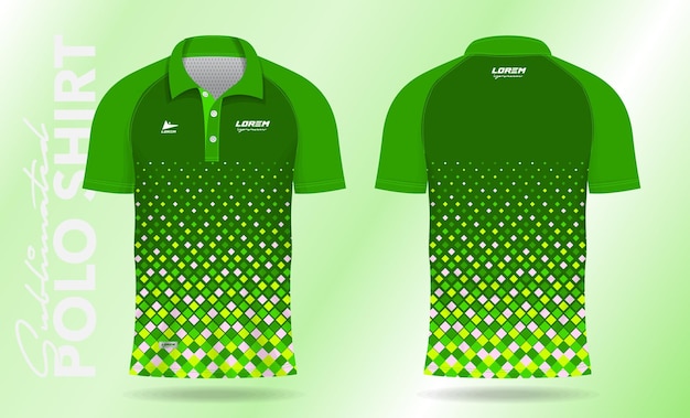 green polo shirt design for soccer jersey football kit sportswear