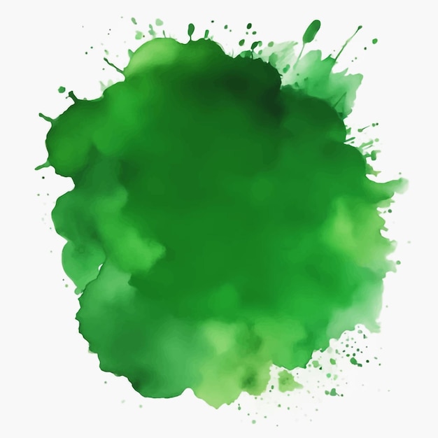 Green watercolor background