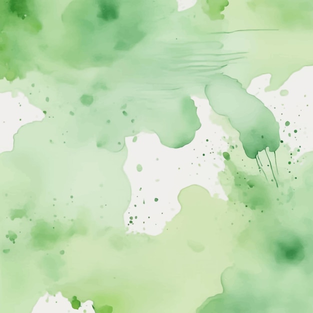 Green watercolor background