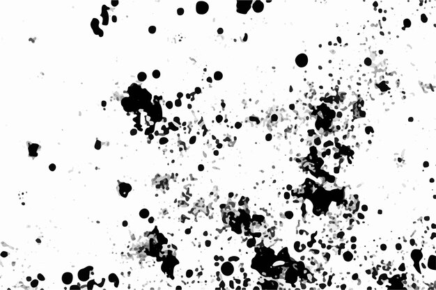 Vector grunge black and white pattern monochrome particles abstract texture black and white grunge texture