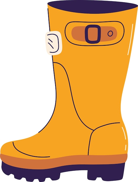 Vector gumboot rubber boot