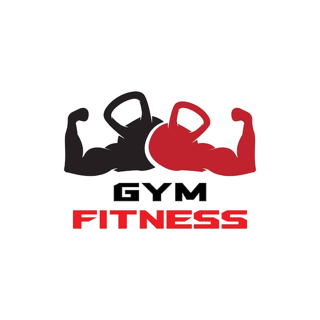 Gym fitness health people logo vector image