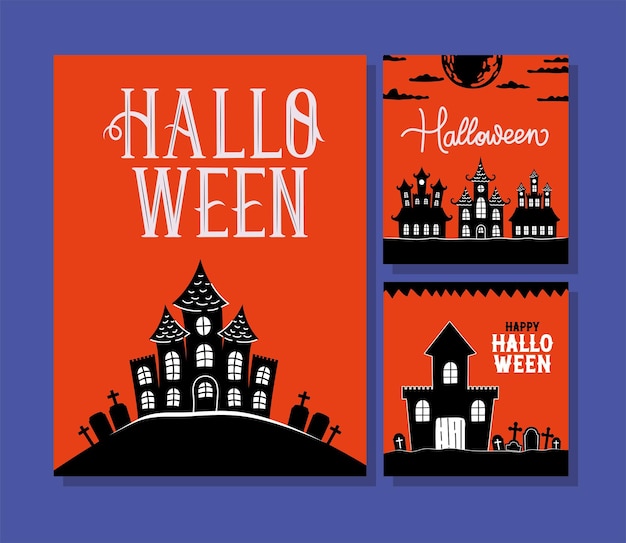 Halloween party invitations