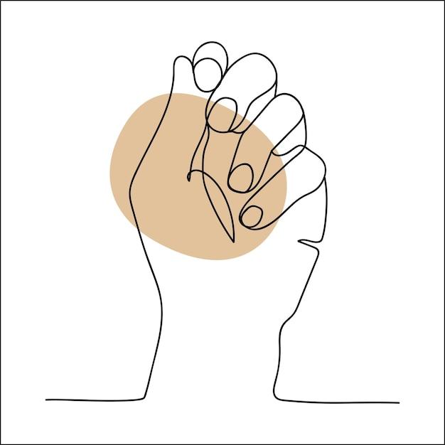 Vector hand drawing vector