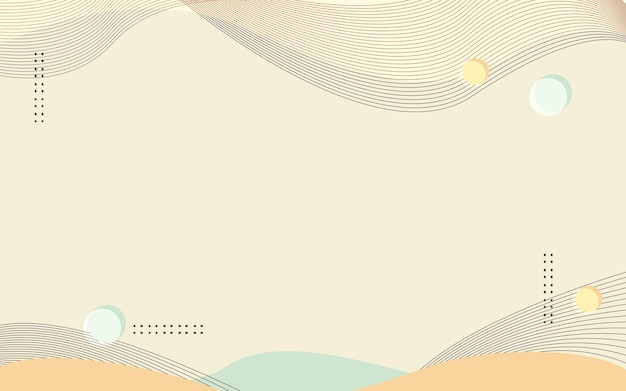 Vector hand drawn minimal background