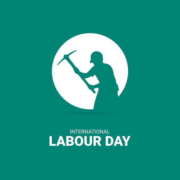 Hand drew labor day with hands and tools Free Vector