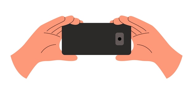 Vector hand with phone5