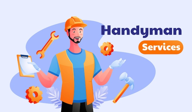 Vector handyman services