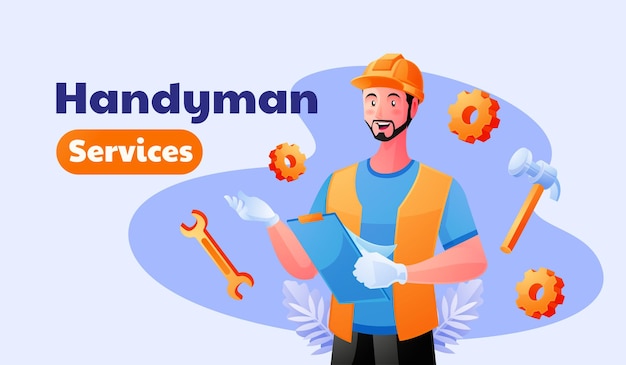 Vector handyman services