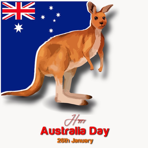 happy australia day background