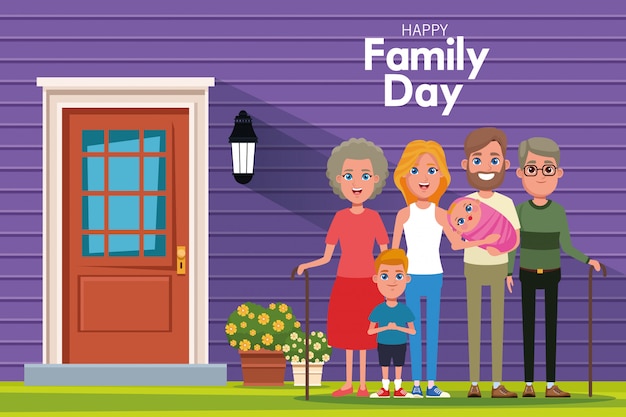 Happy family day