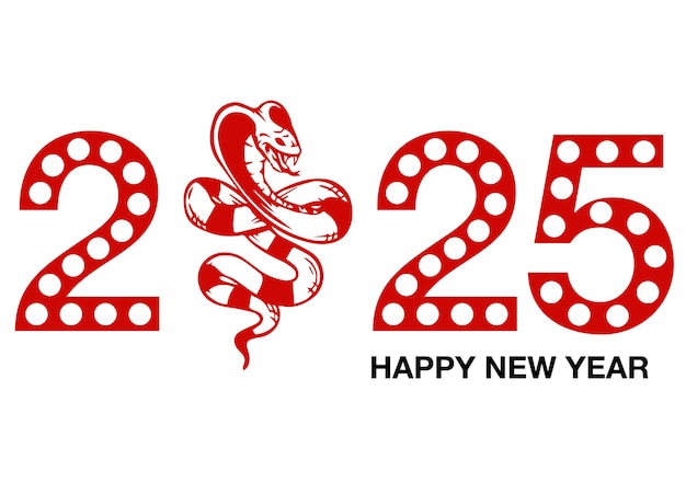 Vector happy new year 2025 p69