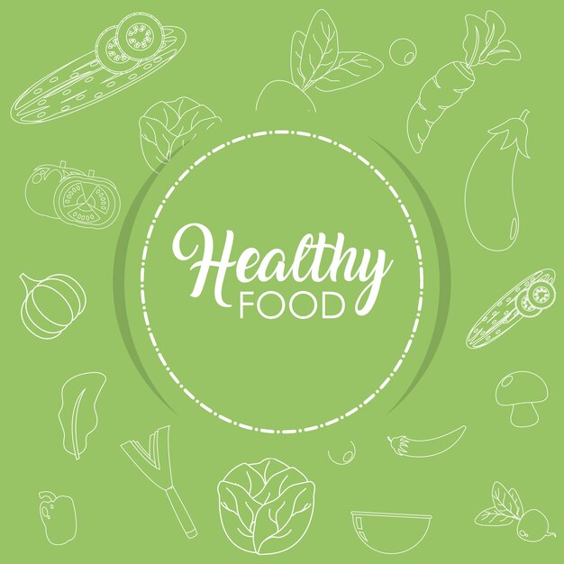 Healthy food vegetables background concept 