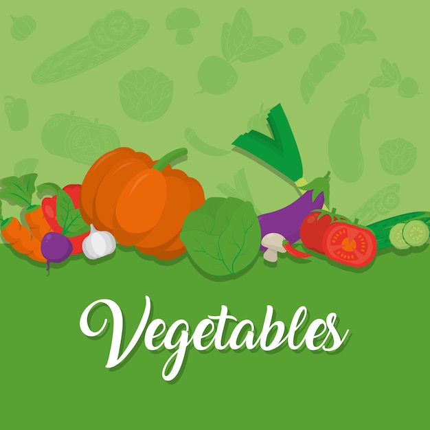 Healthy and fresh vegetables 