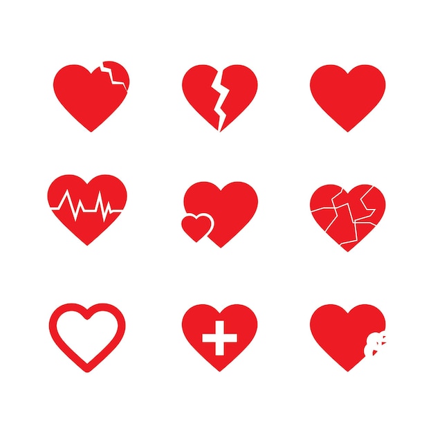 Heartbreak icon vector art