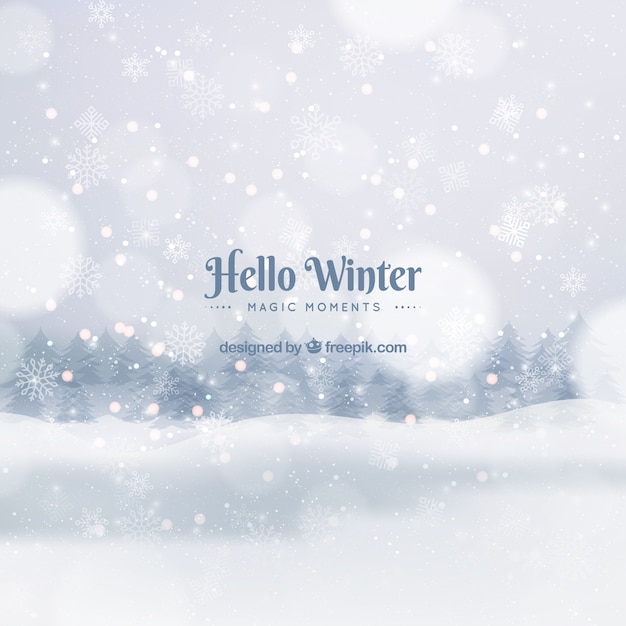 Hello winter, magic moments