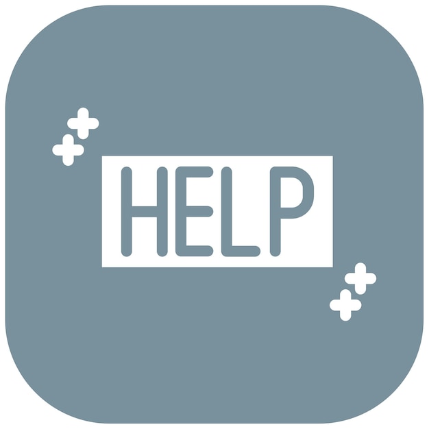 Vector help icon