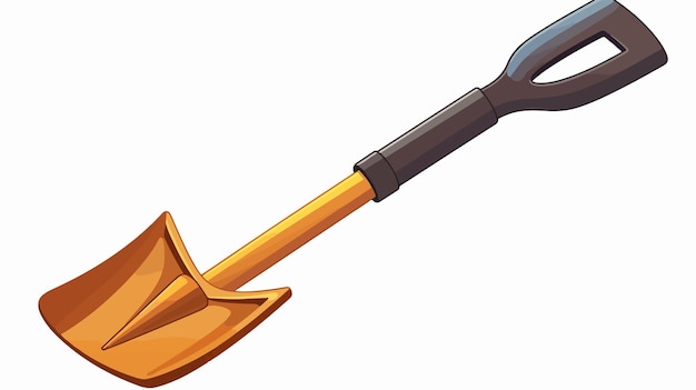 Vector high quality cartoon vector of shovel with good design