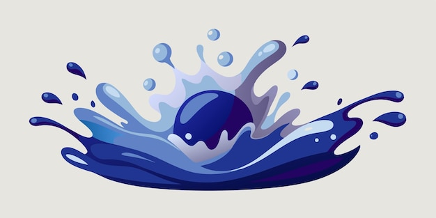 HighImpact Water Splash Ideal for Graphic and Media Applications