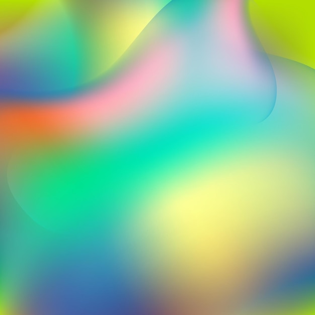 Holographic liquid smooth waves abstract background