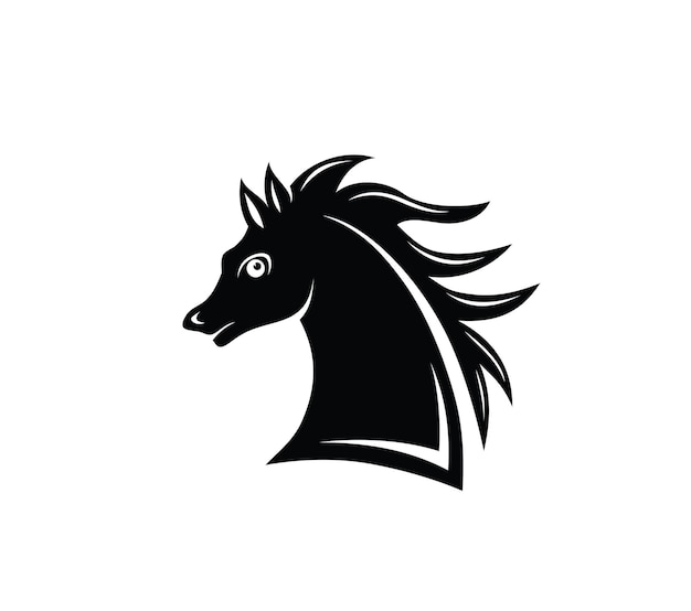 Horse Head Logo, art vector design