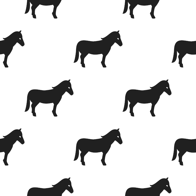 Horse icon illustration