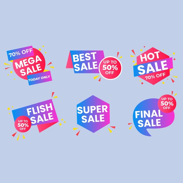 Vector hot sale banner limited time special offer big sale discount up to 50 off vector illustration