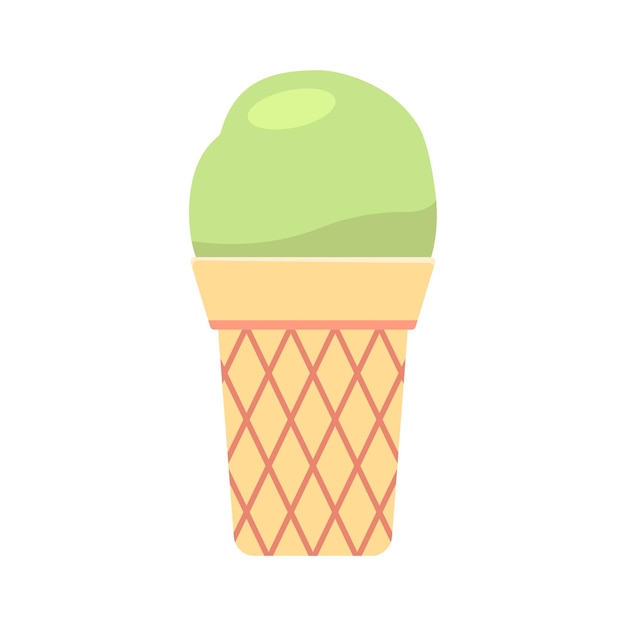 Ice cream cone and bar pastel and colourful